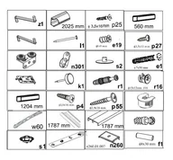 Szafy - Zestaw Montażowy Do Korpusu Tivoli 200X240 - miniaturka - grafika 1