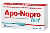 Przeciwbólowe - APOTEX Apo-Napro Fast 20 kapsułek  3398862 - miniaturka - grafika 1