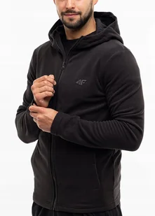 4F bluza męska z kapturem polarowa polar rozpinana sportowa roz. M - Bluzy męskie - miniaturka - grafika 1