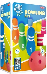 Gra plenerowa Miękkie kręgle Soft Bowling Game 3+ - Zabawki i gry sportowe - miniaturka - grafika 1
