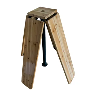 Krzyżowy stół barowy piwny składany - Meble ogrodowe - miniaturka - grafika 8