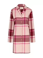 Koszulki i topy damskie - Triumph Damska koszulka Boyfriend Ndw X Checks Night Shirt, Pink - Dark Combination, 40 - miniaturka - grafika 1