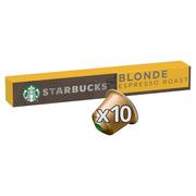 Kawa w kapsułkach i saszetkach - STARBUCKS Blonde Espresso Roast by NESPRESSO Kawa w kapsułkach 53 g (10 sztuk) - miniaturka - grafika 1
