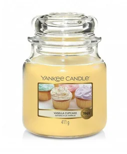 Yankee Candle Vanilla Cupcake 411 g Classic średnia świeczka zapachowa (YSSVC / - Świece - miniaturka - grafika 2