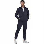 Dresy męskie - Dres męski adidas Satin French Terry Track Suit granatowy HI5396 M - miniaturka - grafika 1