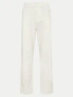 Spodnie męskie - Blend Spodnie materiałowe 20716614 Biały Straight Fit - miniaturka - grafika 1