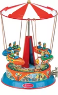 Kolejki i akcesoria - Karuzela z gondolami - model napędzany maszyną parową Wilesco - miniaturka - grafika 1