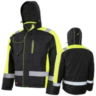 Odzież robocza - KURTKA ROBOCZA ZIMOWA ostrzegawcza OCIEPLANA ODBLASKOWA - miniaturka - grafika 1