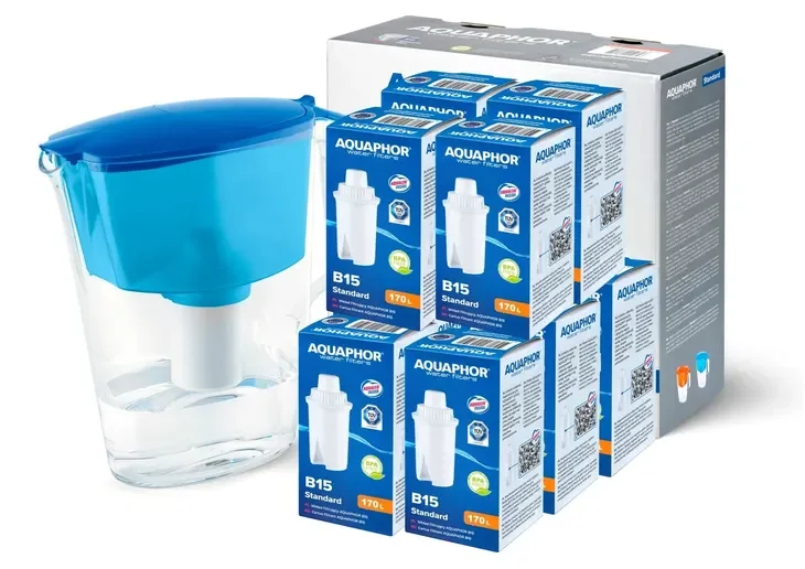 10x Wkład Filtr Aquaphor Standard + Dzbanek Gratis