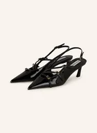 Czółenka - Steve Madden Czółenka Z Odkrytą Piętą Liana schwarz - miniaturka - grafika 1