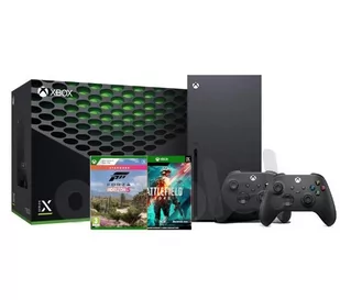 Microsoft Xbox Series X 1TB Czarny + Battlefield 2042 + Forza Horizon 5 + dodatkowy pad czarny - Konsole Xbox - miniaturka - grafika 1