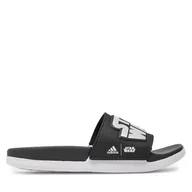 Buty dla chłopców - Klapki adidas Star Wars adilette Comfort Slides Kids ID5237 Czarny - miniaturka - grafika 1
