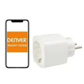 Gniazdka elektryczne - Inteligentna domowa wtyczka zasilająca Denver Wi-Fi 230V 16A, timer, licznik energii, Tuya - miniaturka - grafika 1