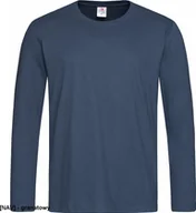 Koszulki męskie - Stedman SST2500 - T-shirt męski z długim rękawem - granatowy L - miniaturka - grafika 1