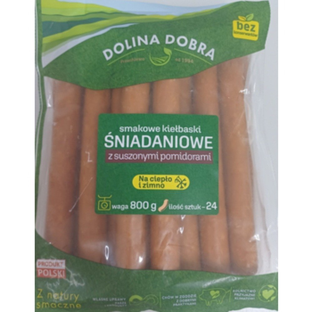 Kiełbaski suszone z pomidorami GDV 800 g