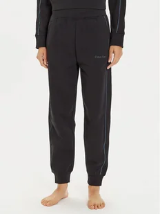 Calvin Klein Underwear Spodnie dresowe 000QS7262E Czarny Regular Fit - Spodnie sportowe damskie - miniaturka - grafika 1