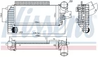 Części motocyklowe - NISSENS Chłodnica powietrza doładowującego NISSENS 96251 96251 - miniaturka - grafika 1