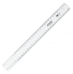 Linijka plastikowa 30 cm OkOffice SDM56464 - Przybory szkolne - miniaturka - grafika 1