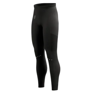 COMPRESSPORT Legginsy biegowe męskie WINTER RUN LEGGING black - Spodnie sportowe męskie - miniaturka - grafika 10