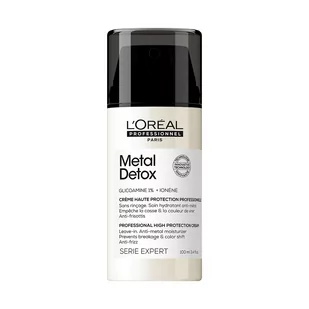 Loreal Metal Detox, nawilżający krem bez spłukiwania, 100ml - Odżywki do włosów - miniaturka - grafika 1