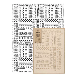 szablon malarski wielokrotny powtarzalny // MALI MUDCLOTH #2 SZA-REP-062 - Szablony malarskie - miniaturka - grafika 1