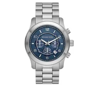 Zegarki męskie - Zegarek Michael Kors Runway MK9105 Silver - miniaturka - grafika 1