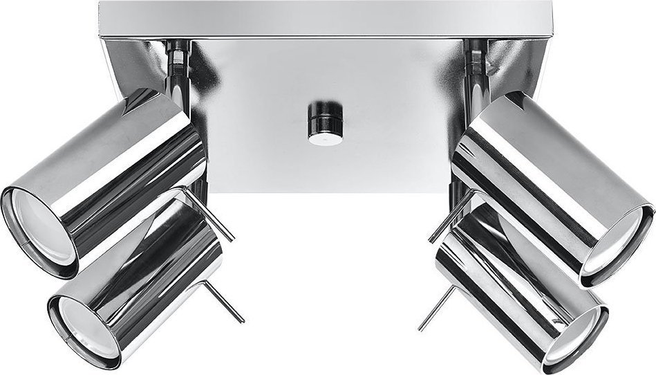 Lampa sufitowa Lumes Kwadratowy plafon z 4 reflektorami - EX684-Rins