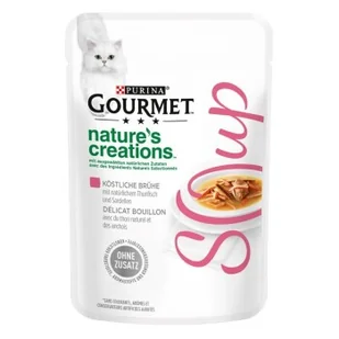 GOURMET Crystal Soup 32 x 40 g Tuńczyk z sardelami - Mokra karma dla kotów - miniaturka - grafika 1