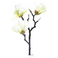 Sztuczne kwiaty - Sztuczny kwiat Magnolia biały, 55 cm - miniaturka - grafika 1