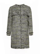 Marynarki i żakiety damskie - Patrizia Pepe Marynarka w kolorze beżowym ze wzorem - miniaturka - grafika 1