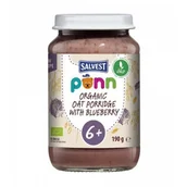 Desery dla dzieci - Salvest Põnn - Jagody z płatkami owsianymi BIO, 190 g - miniaturka - grafika 1