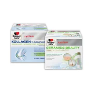 Suplementy diety - Doppelherz® system CERAMIDE BEAUTY + Doppelherz® system KOLLAGEN 11.000 PLUS 2x30 ampułek ZESTAW - miniaturka - grafika 1