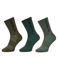 Skarpetki męskie - Skarpety Quiksilver AS_QUIKSILVER_100W_SS25 (3-PACK) Khaki - miniaturka - grafika 1