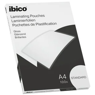 ibico Ibico foliami do laminowania do prezentacji, 100 sztuk, błyszczący, przezroczysty A4 5101211 - Folie do laminatora - miniaturka - grafika 1