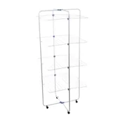 Suszarki na ubrania - Gimi VIP 4 Wieża stojak na pranie wykonana ze stali, 40 m długość na sucho 1051648004420 - miniaturka - grafika 1