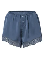 Piżamy damskie - Marie Lund - Damskie spodenki od piżam, niebieski - miniaturka - grafika 1