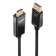 Złącza, przejściówki, adaptery - Lindy 1M Dp To Hdmi Adapter Cable - miniaturka - grafika 1