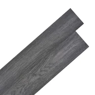 Panele podłogowe - shumee Samoprzylepne panele z PVC 5,21 m 2 mm czarno białe - miniaturka - grafika 1