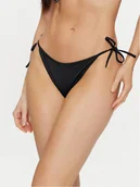 Stroje kąpielowe - Calvin Klein Swimwear Dół od bikini KW0KW02431 Czarny - miniaturka - grafika 1
