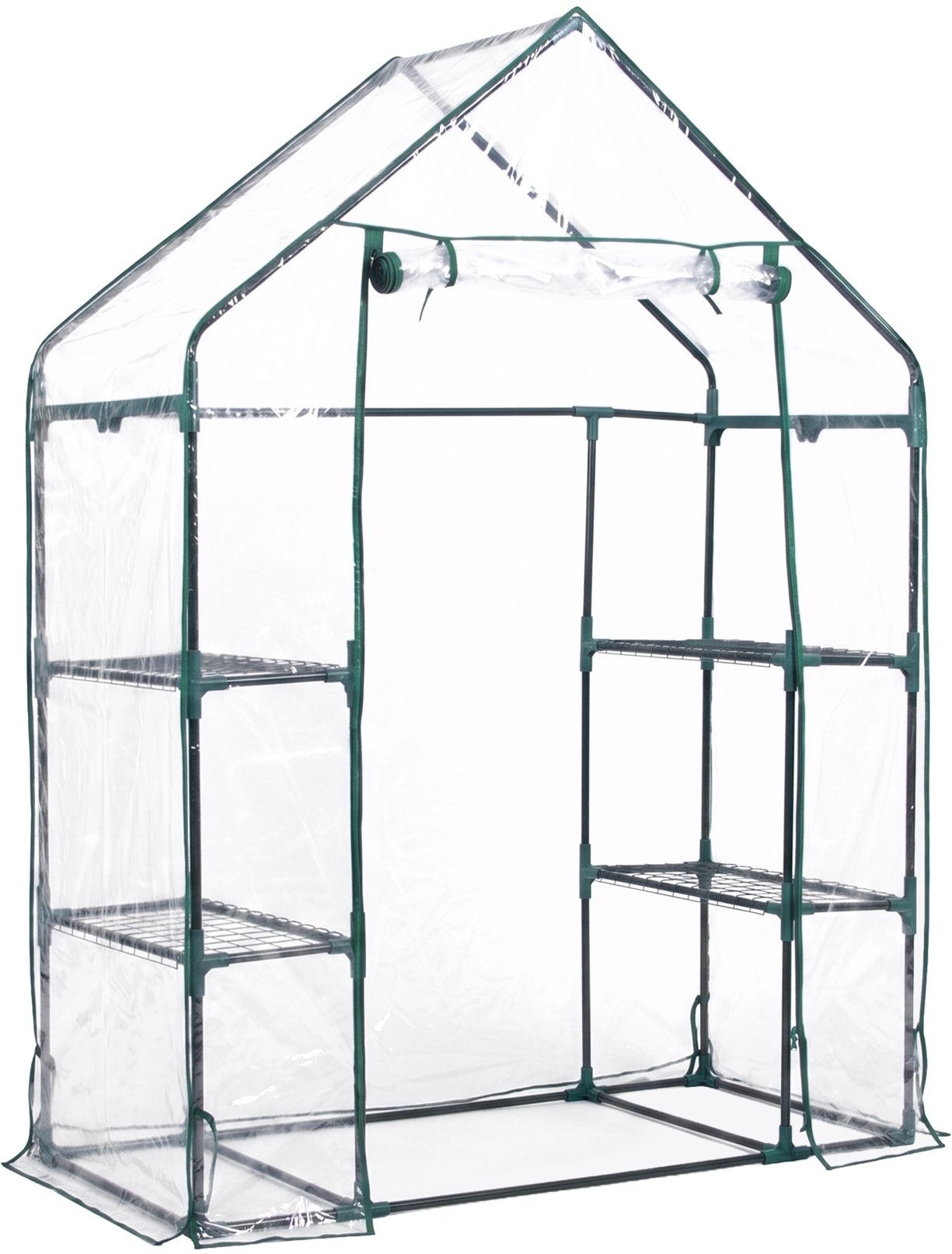 Jufisto Szklarnia wolnostojąca 140x70x195 cm PVC 80g tunel ogrodowy