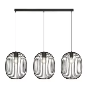 Onyx lampa wisząca 3xE27 czarna 1304/3 - Lampy sufitowe - miniaturka - grafika 1