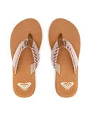 Klapki i japonki damskie - Roxy Japonki ARJL101113 Różowy - miniaturka - grafika 1