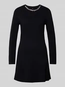 Sukienki - Sukienka taliowana z dzianiny z mieszanki wiskozy model ‘MILLA’ - miniaturka - grafika 1