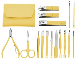 Zestaw manicure, cążki, nożyczki, zestaw do manicure Solingen 42069-YELLOW - Zestawy do manicure i pedicure - miniaturka - grafika 1