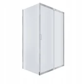 Kabiny prysznicowe - Kabina prysznicowa prostokątna Durasan NAMELESS 100x70 chrom + brodzik slim - miniaturka - grafika 1