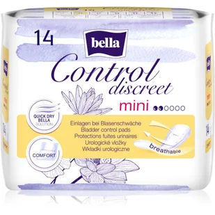TZMO S.A. Wkładki urologiczne dla kobiet Bella Control Discreet Mini, 14 szt. - Wkładki higieniczne - miniaturka - grafika 1