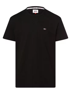 Tommy Jeans - T-shirt męski, czarny - Koszulki męskie - miniaturka - grafika 1