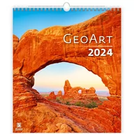Kalendarze - Kalendarz 2024 ścienny Geo Art HELMA - miniaturka - grafika 1