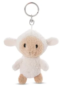 NICI 62247 Brelok do kluczy, owca Sheepmila, wierny towarzysz przy plecaku lub torbie, zawieszka, wisiorek dla małych i dużych, 10 cm, biały - Plecaki - miniaturka - grafika 1