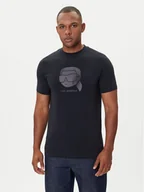Koszulki męskie - KARL LAGERFELD T-Shirt 755032 554221 Granatowy Regular Fit - miniaturka - grafika 1